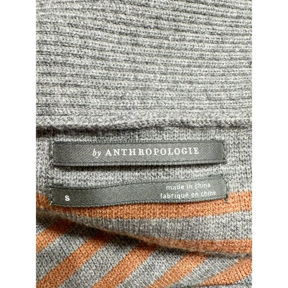 Anthropologie Elise Ribbed Striped Off The Shoulder Sweater Size Small - Picture 10 of 13